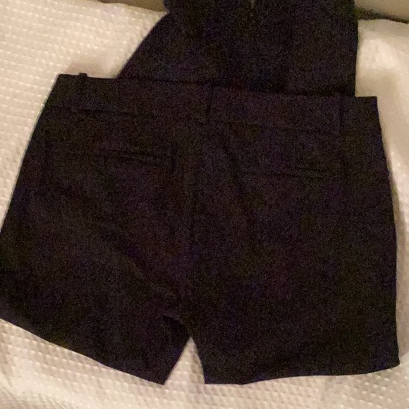 NWOT J.Crew black city fit ankle length flat front stretch pants # 8. - Picture 6 of 9
